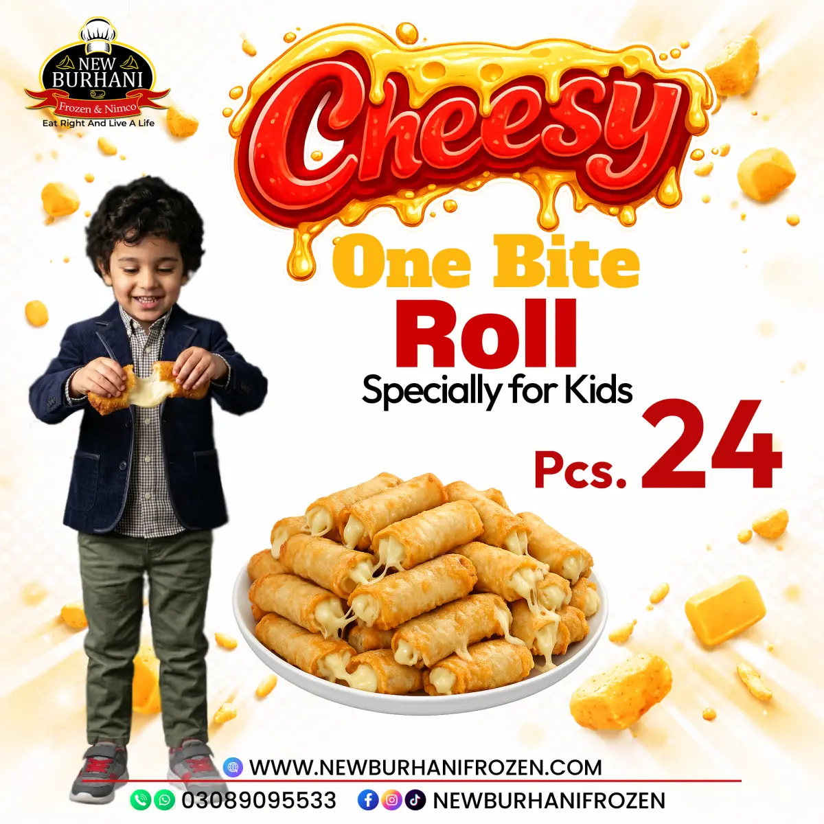 Cheesy lovers One Bite Roll
