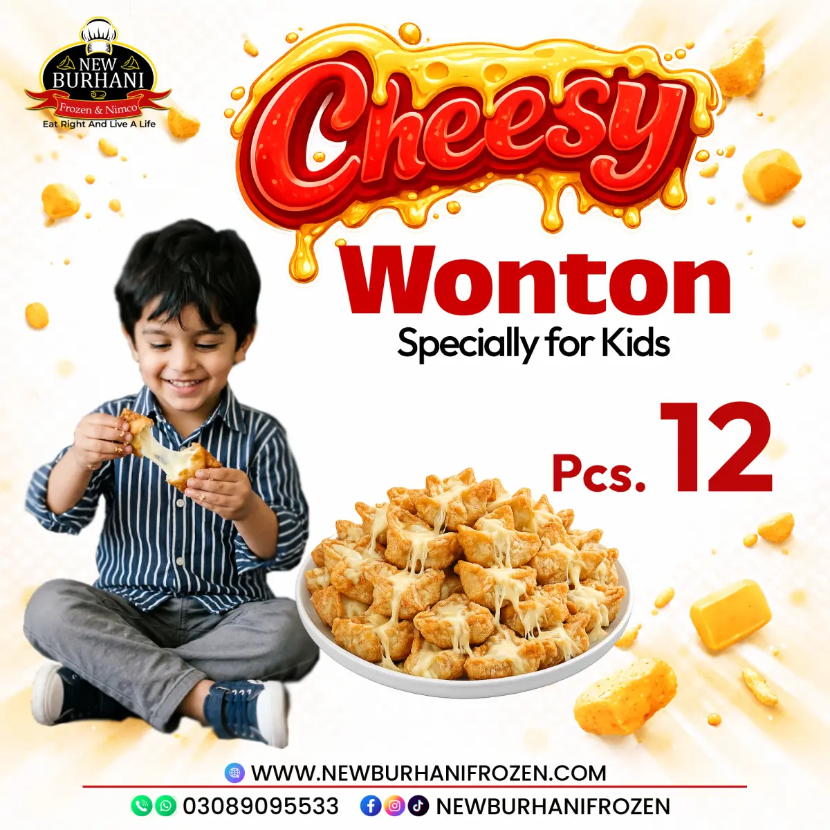 Cheesy lovers Wonton
