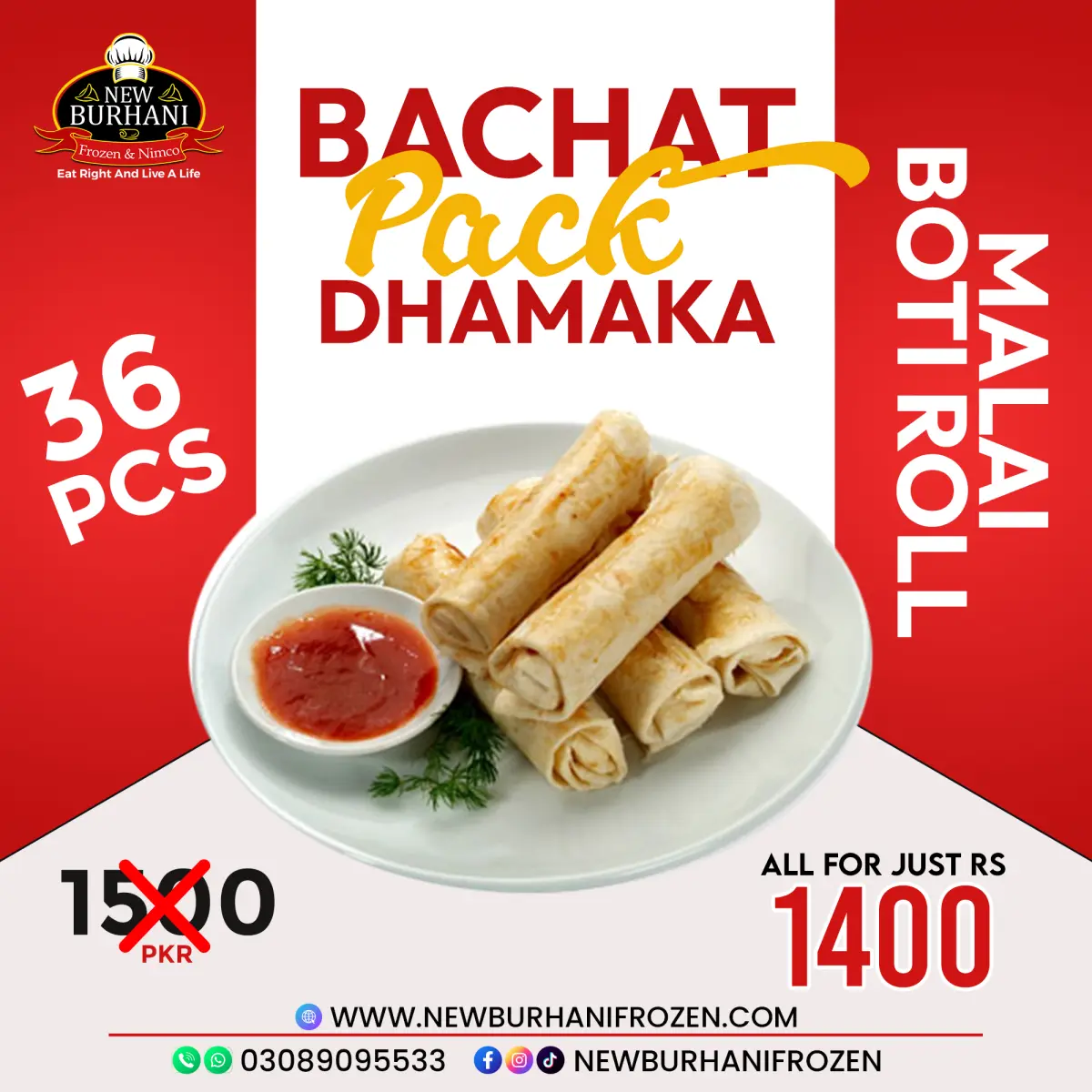 Malai Boti Roll